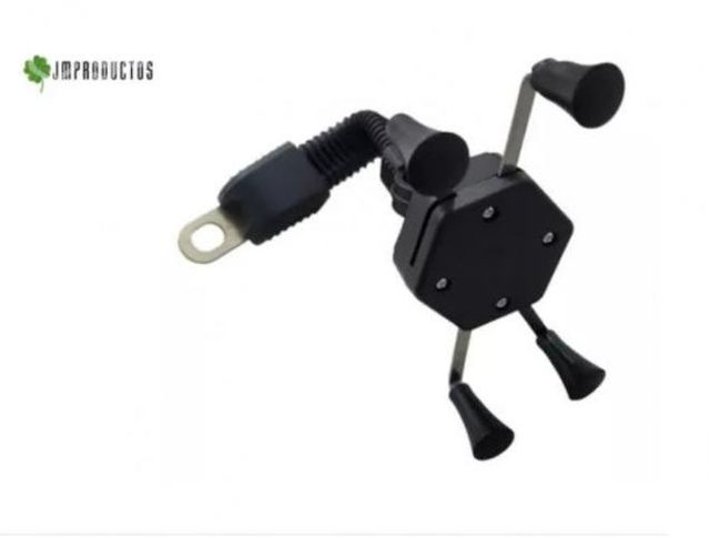 Soporte Porta Celular Moto Tipo X Sujecion Espejo
