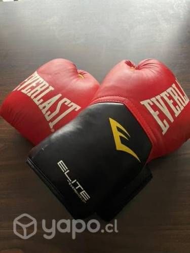 Guantes de Boxeo Everlast + cabezal MUUK + bucal