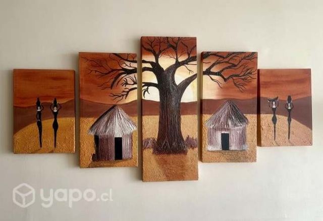 Precioso cuadro pintado a mano