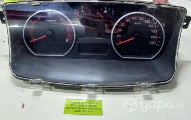 Tablero Instrumentos Detalle Mica (SNI126) Ssangyo