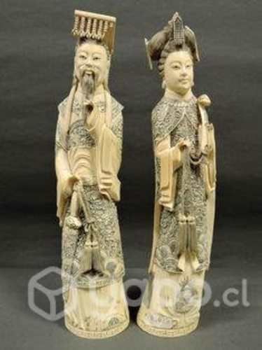 Compramos antiguos tallados chinos japoneses Marfi