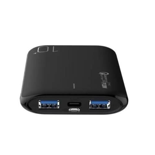 Bateria Externa Dusted PB Slim Carga Rápida PD-QC