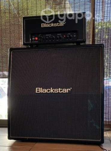 Amplificador a tubos blackstar ht 20 y caja 4x12