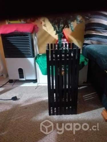 Lampara artesanal de madera