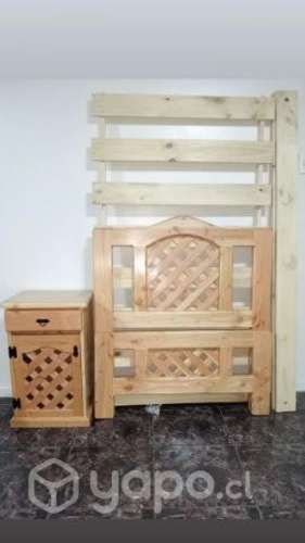 Camas hermosas de madera nativa