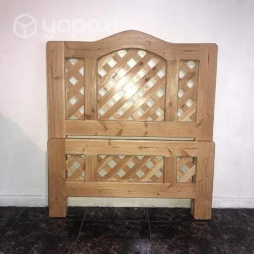 Camas hermosas de madera nativa