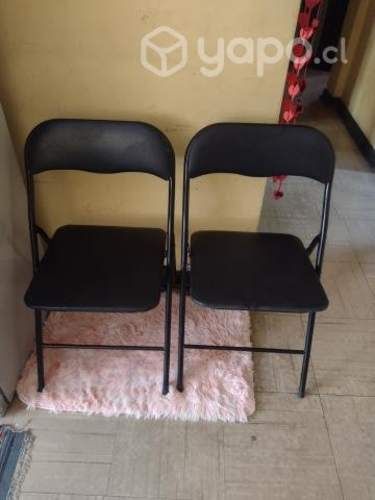 2 Sillas metálicas