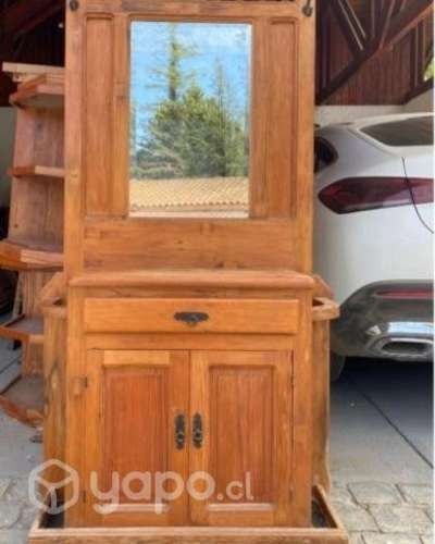 Mueble/ arrimo de madera pino oregon