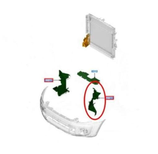 Cubierta Lateral Intercooler Chofer Ford Ranger