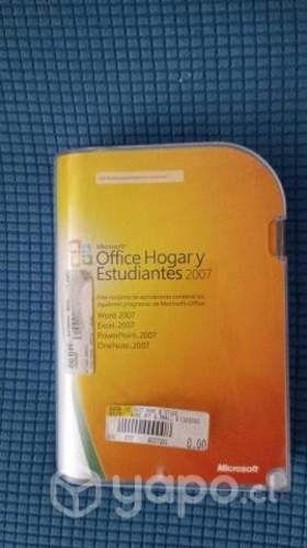 Microsoft Office Hogar y Estudiantes 2007 usado