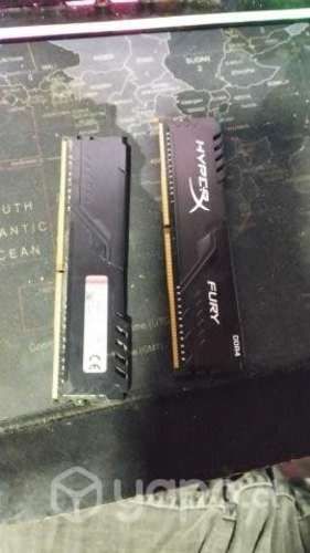 Memoria RAM HyperX Fury Black 4gb x2