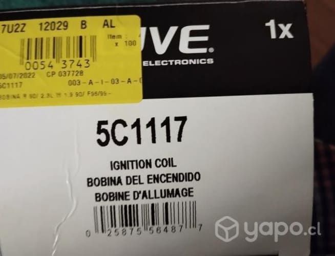 Bobina de encendido nueva