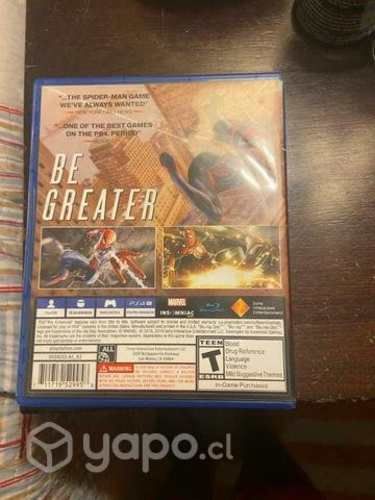 Juego spiderman 2018 ps4