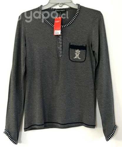 Polera Elástica Entallada Marca Mónica Magni 40/42