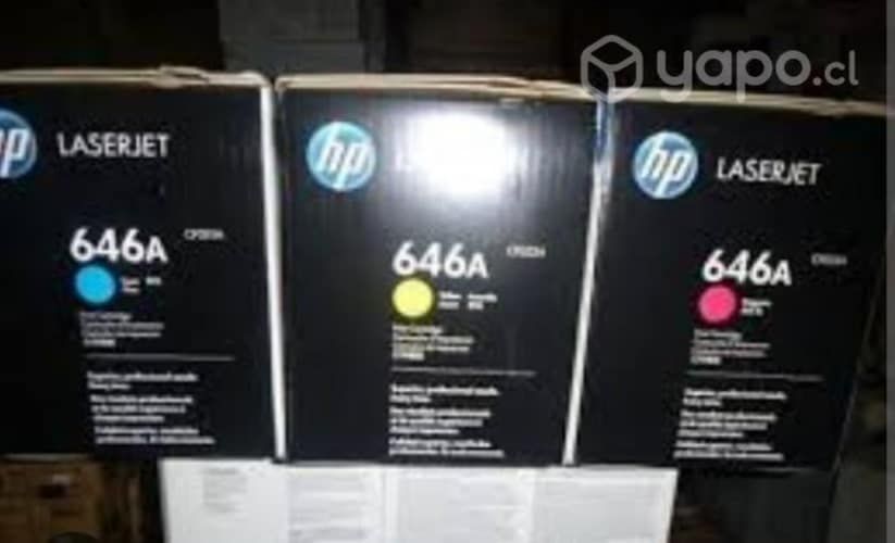 Toner sellados original HP 646a y 647a