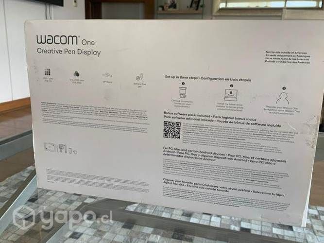 Tableta Gráfica prof Wacom One casi nueva