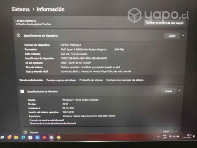 Hp Pavilion Gaming 15-ec Ryzen 5