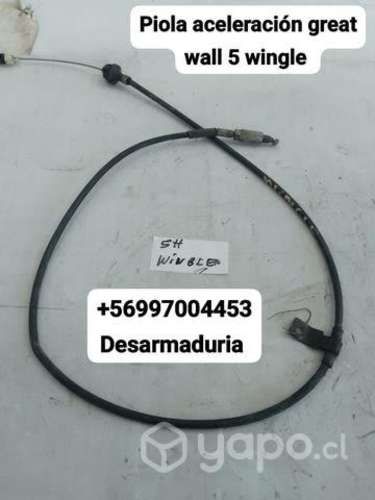 Piola de aceleración great wuall 5 wingle