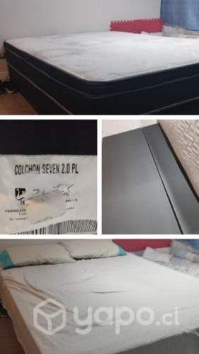Colchón de 2 Plazas + Base europea (separadas)