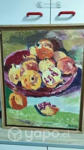 Cuadro vitorio Queirolo en óleo.