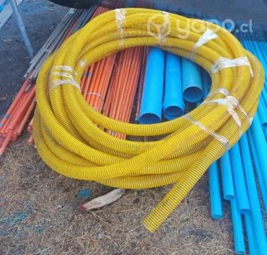 Manguera espiralada de 2 pulgadas en remate