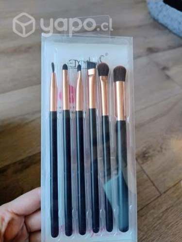 Set de 6 brochas de maquillaje