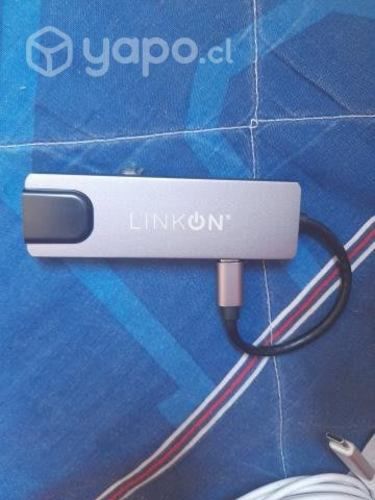 Cable mac y hub tipo c