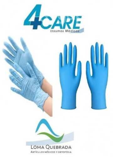 Guante Nitrilo azul, caja 100u