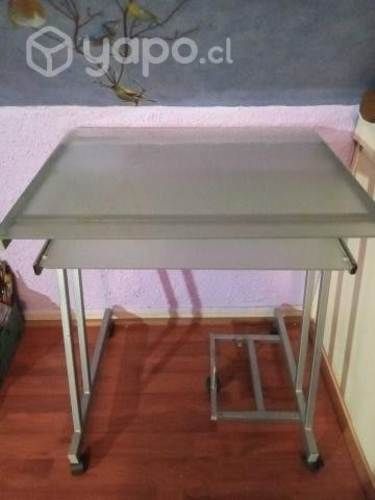 Escritorio de vidrio de 60x50