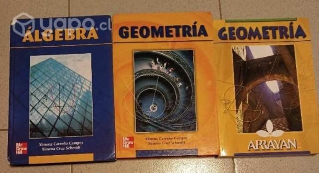 Libros ALGEBRA y GEOMETRIA