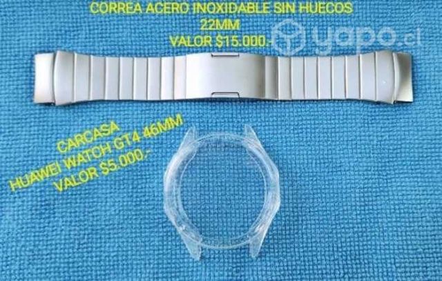 Correa acero inoxidable 22mm mas carcasa 46mm