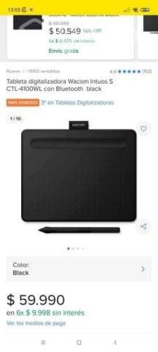 Tableta Wacom Intuos