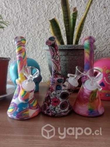 Bong de silicona portátil