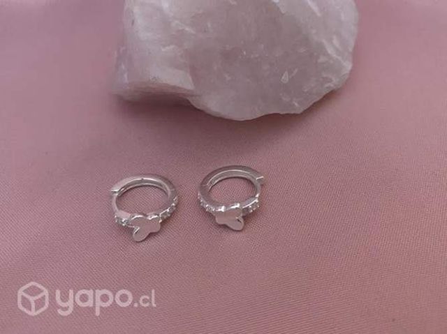 Argollas Huggies mariposa