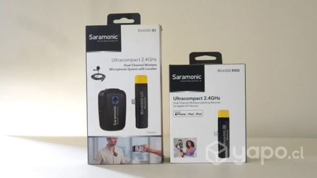 Combo Micrófono Inalámbrico Saramonic Blink500