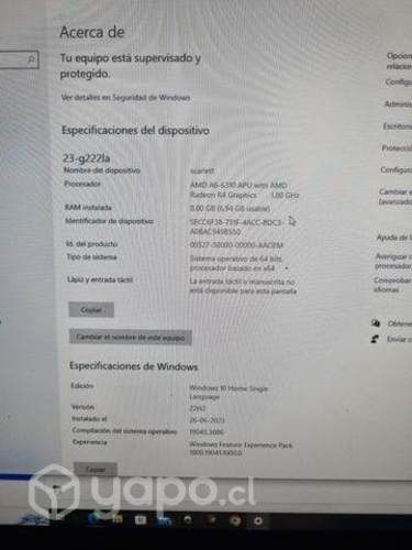 Pc chuwi procesador intelceleron Windows 11