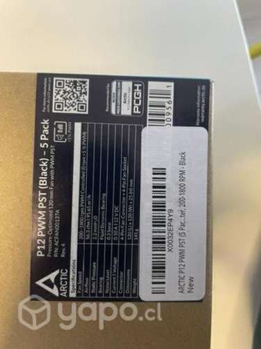 Kit ventiladores Arctic P12 120mm x5