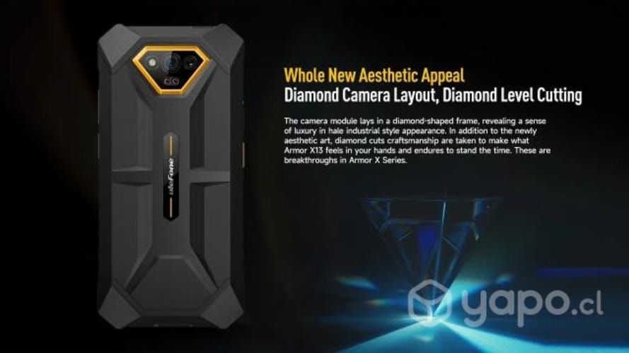 Ulefone-teléfono inteligente Power Armor X13 resis