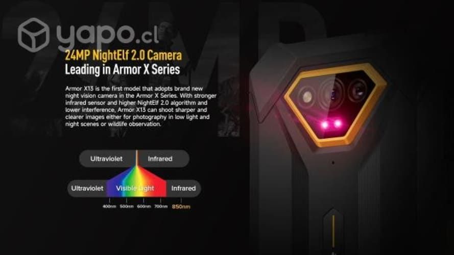 Ulefone-teléfono inteligente Power Armor X13 resis