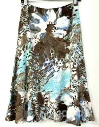 Falda Elasticada Marca FBO Italy Talla XS Celeste