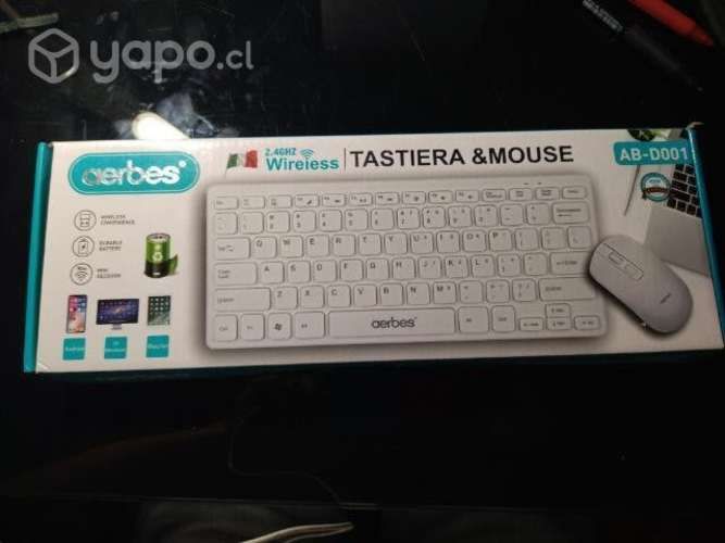 Teclado y mouse inalámbrico Pc