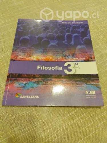Filosofía 3° Medio AP Siglo 21 - Santillana