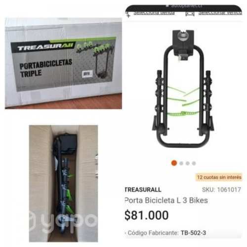 Venta de porta bicicletas para automovil nuevo