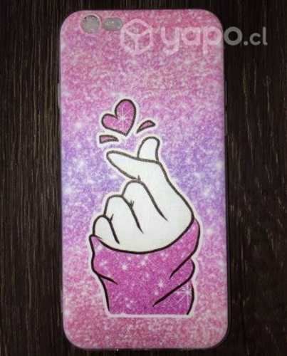 Carcasa dedos corazon para iphone 6 y 6s