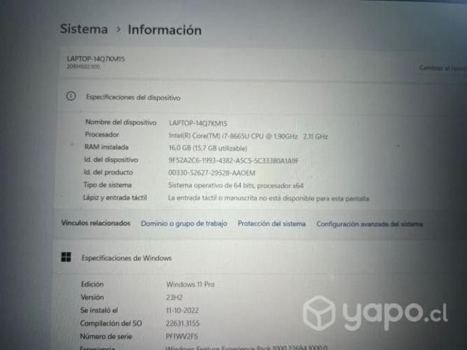 Notebook Lenovo ThinkPad P43s