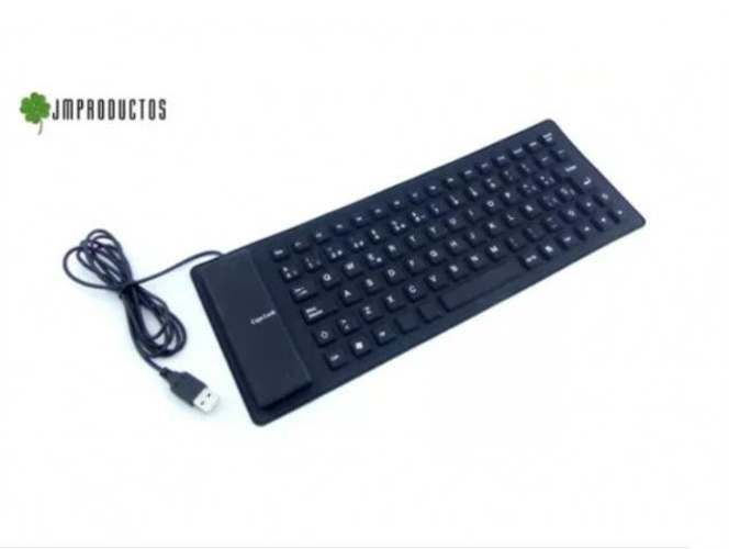 Teclado Silencioso De Silicona Con Letra Ñ