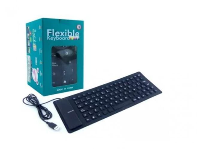 Teclado Silencioso De Silicona Con Letra Ñ