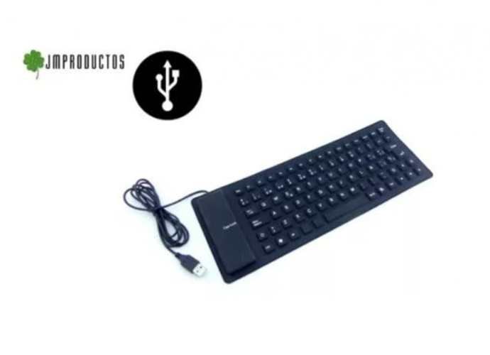Teclado Silencioso De Silicona Con Letra Ñ