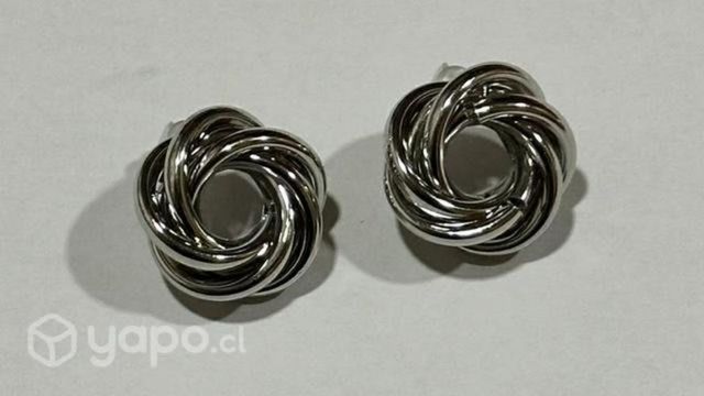 Aros de fantasía plateados