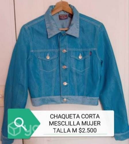 Chaqueta mesclilla corta
